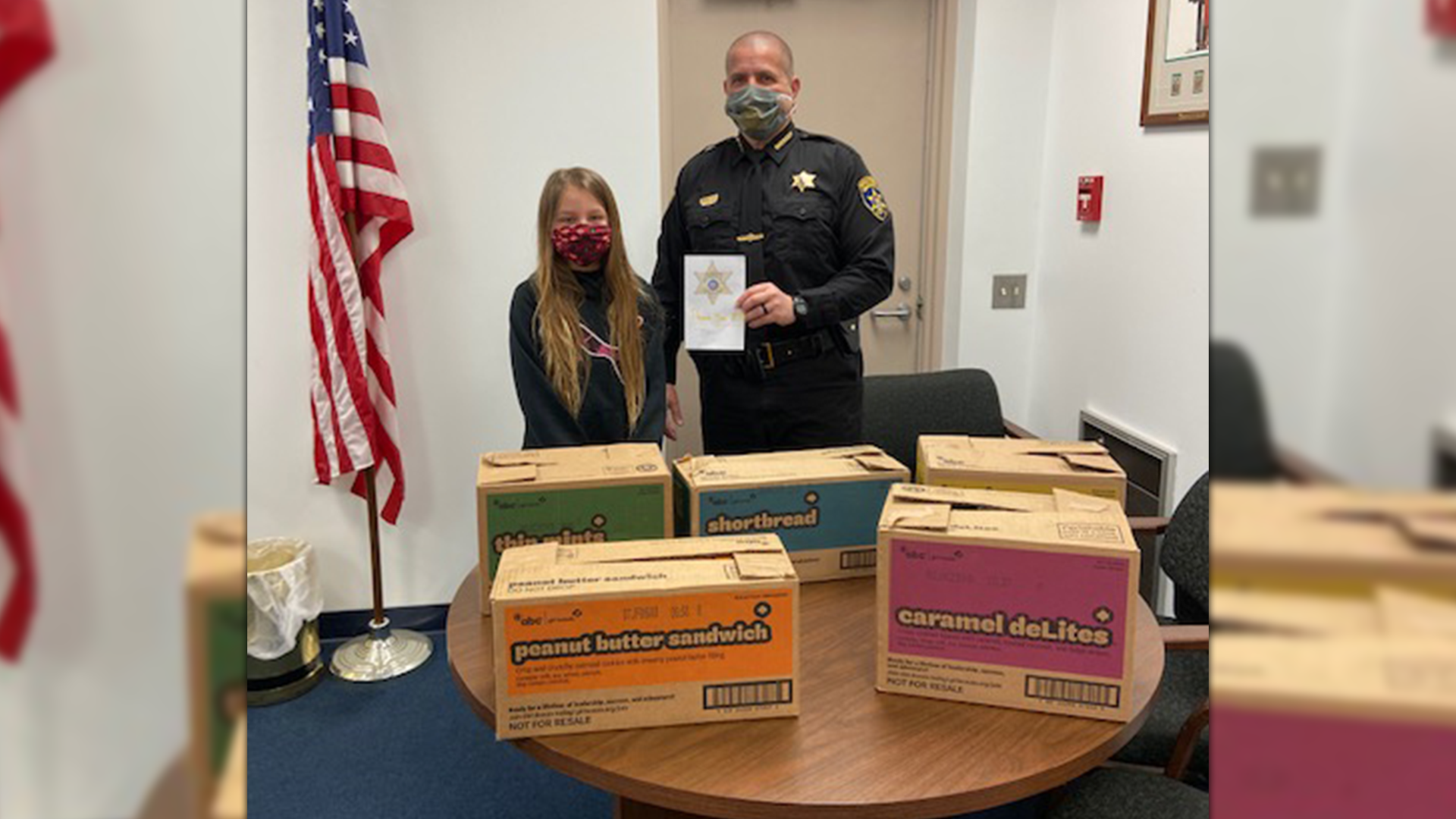 Chautauqua County Sheriff’s Office Gets Girl Scout Cookie Donation