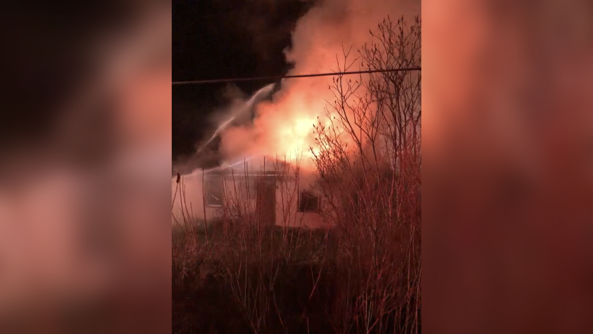 Late Night Fire Destroys Busti Home