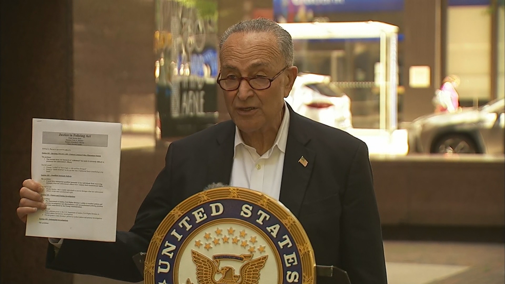 Schumer, Other Democrats To Unveil Justice Reform Bill Today