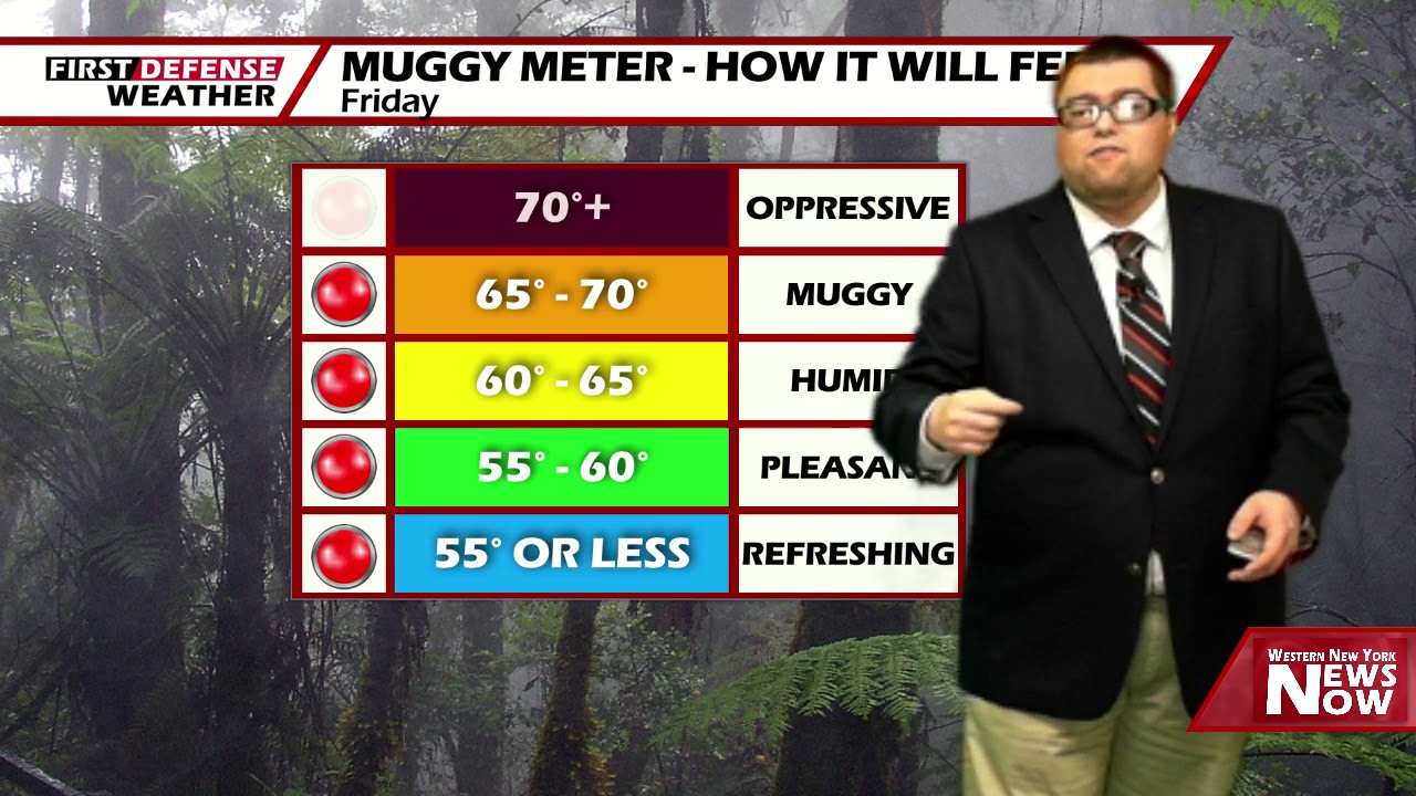 Scattered Storms Friday With High Humidity; Cooling Down This Weekend