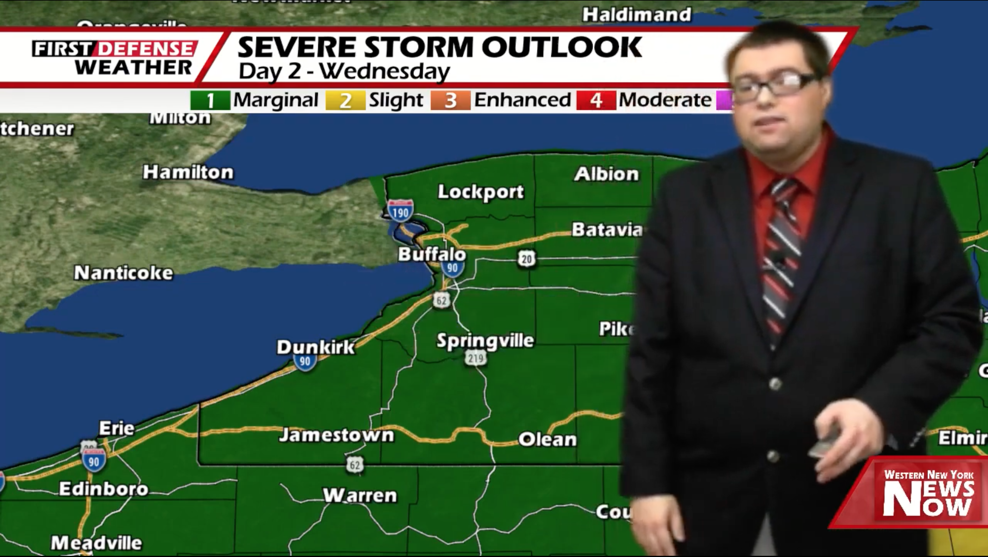 First Defense: Another Round Of Potentially Strong Storms Wednesday