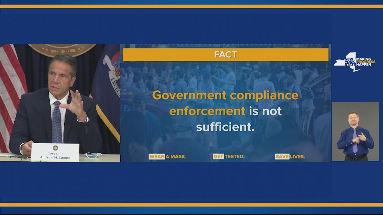 Cuomo: Local Governments Are Failing To Enforce COVID-19 Compliance
