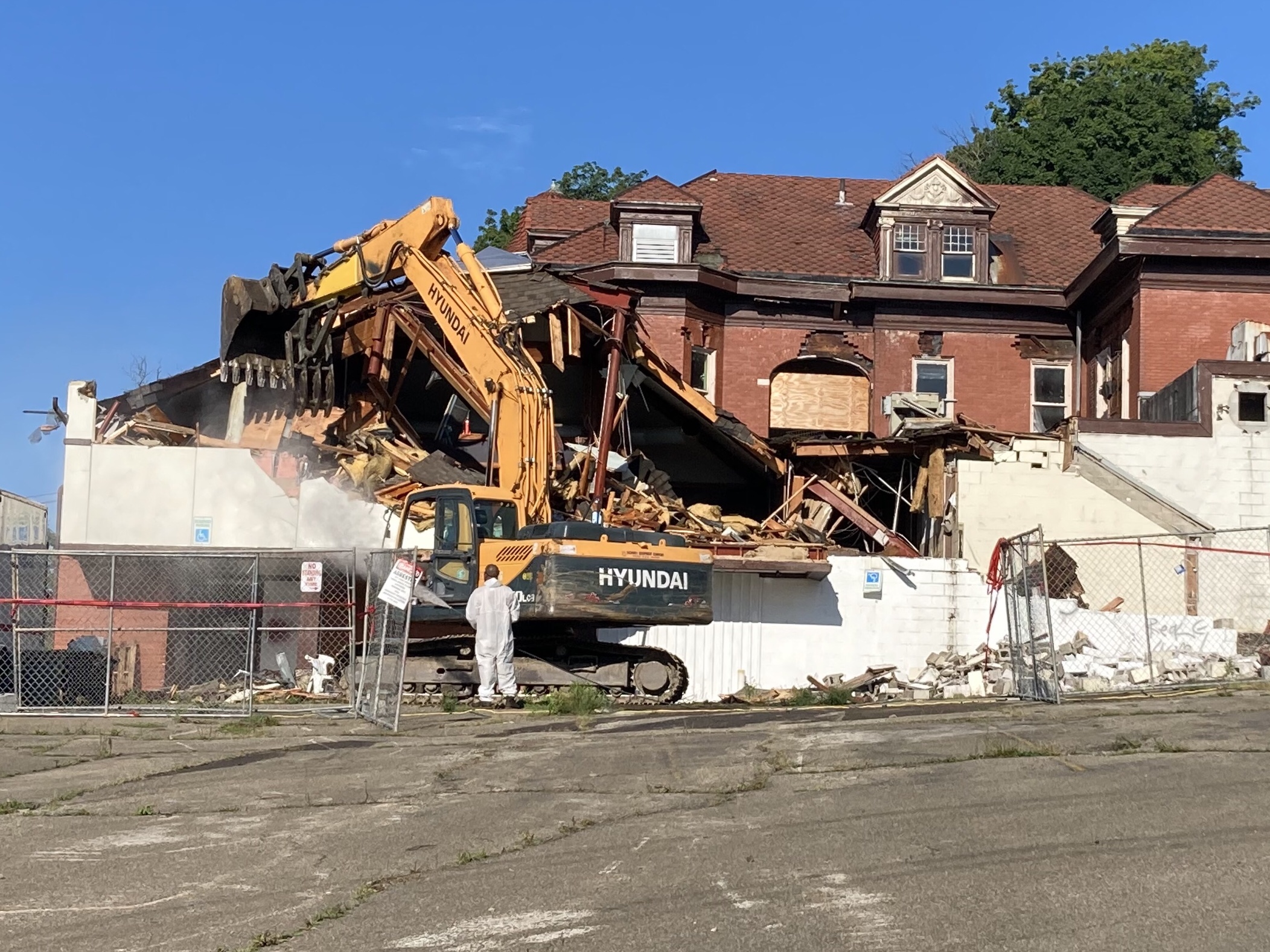 Demolition Of Jamestown Moose Lodge, Galloway Mansion Underway WNY