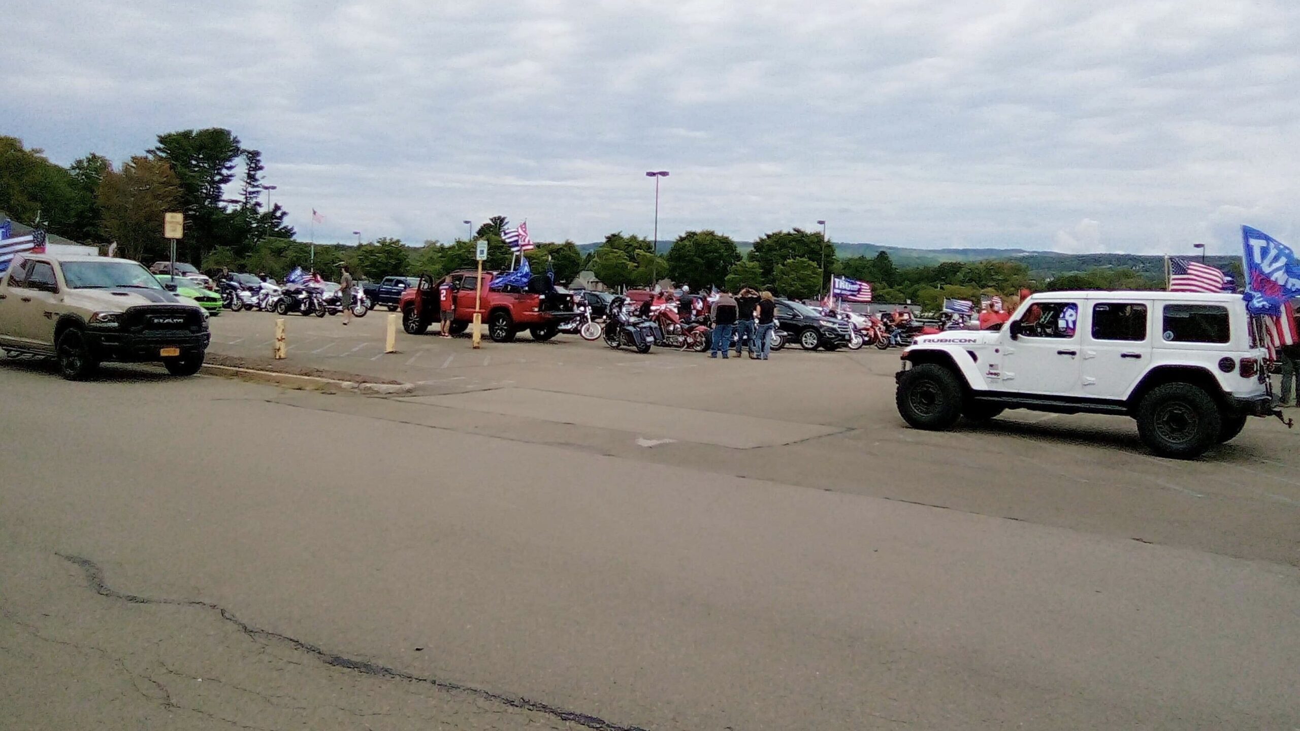 Pro-Trump Road Cruise Takes Over Fairmount Avenue, County Roads