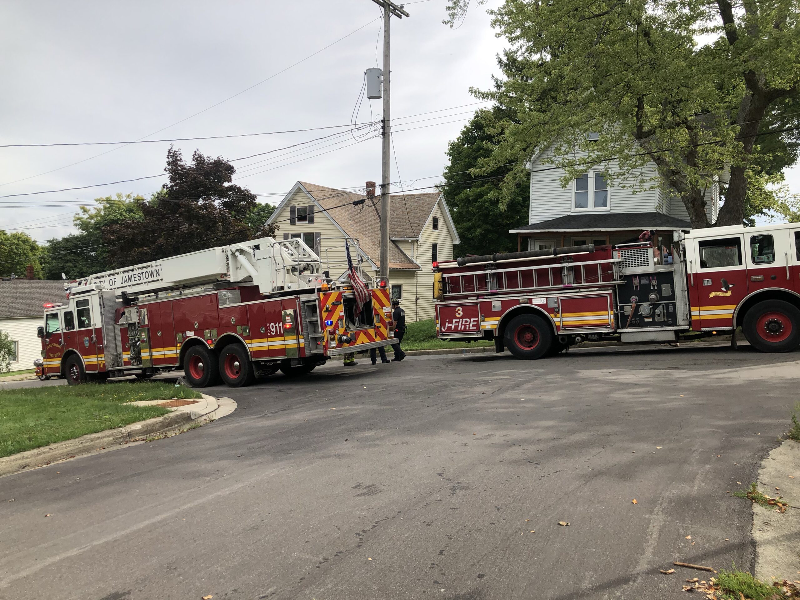 Crews Investigate Jamestown Kitchen Fire