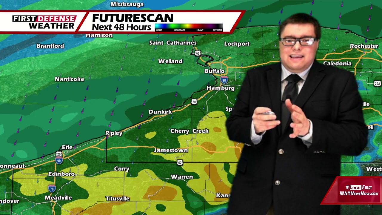 Showers Continue Tomorrow, Becoming Milder Again Late Week