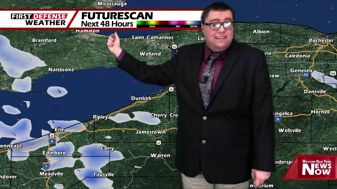 First Defense: Lake Snow Continues Tonight, Better Weather Rest Of The Week