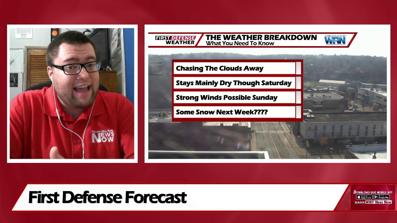 Lots Of Sunshine For Friday, Potential For Wet Snow Early Next Week