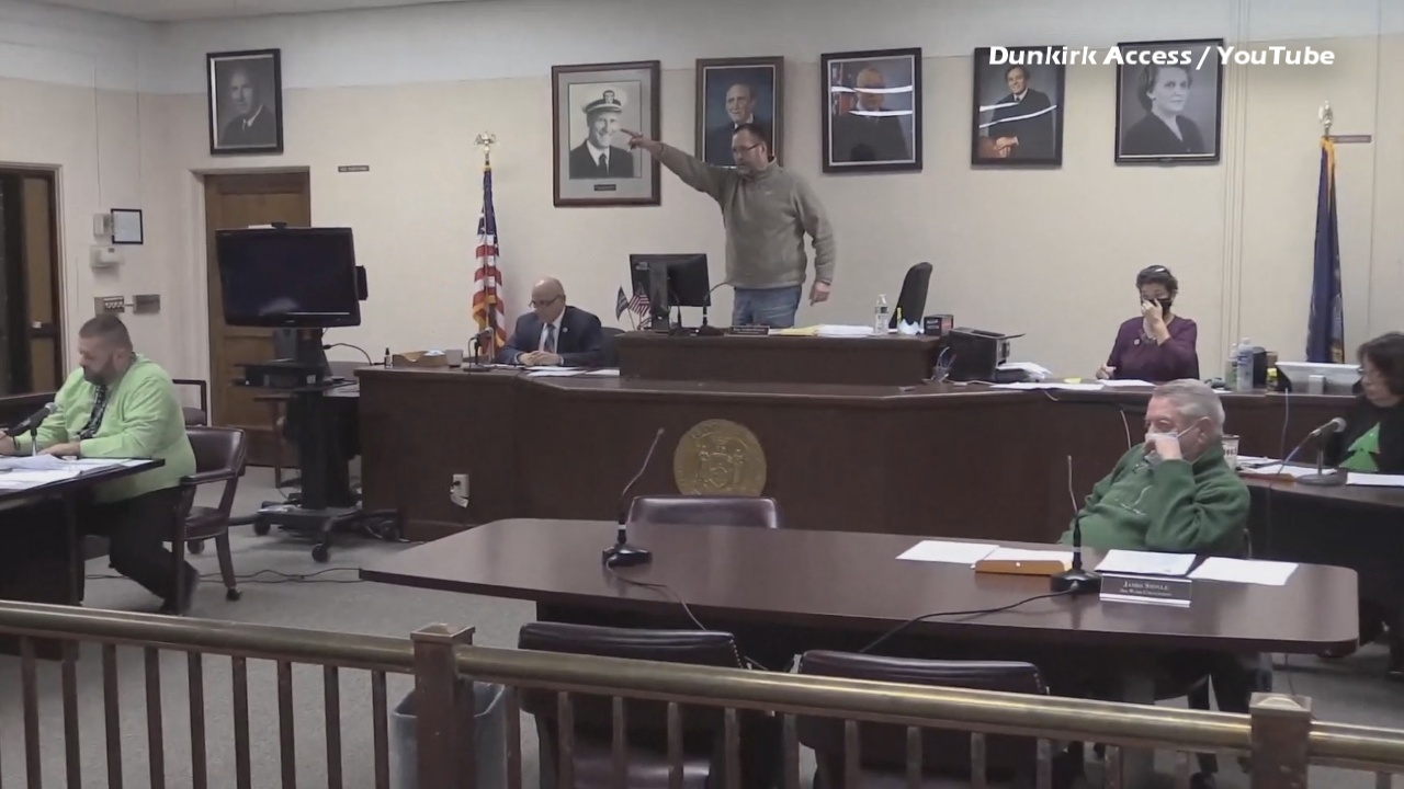 Dunkirk Mayor Kicked From Council Meeting Amid Heated Budget Discussions