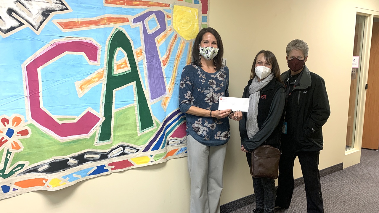 Jamestown Educators Donate $1,000 To The Child Advocacy Program
