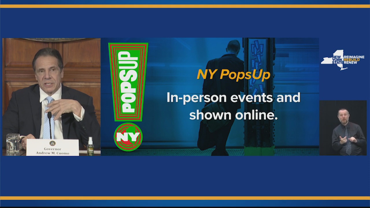 NY Popsup Initiative To Accelerate Culture, Arts, Creative Energy