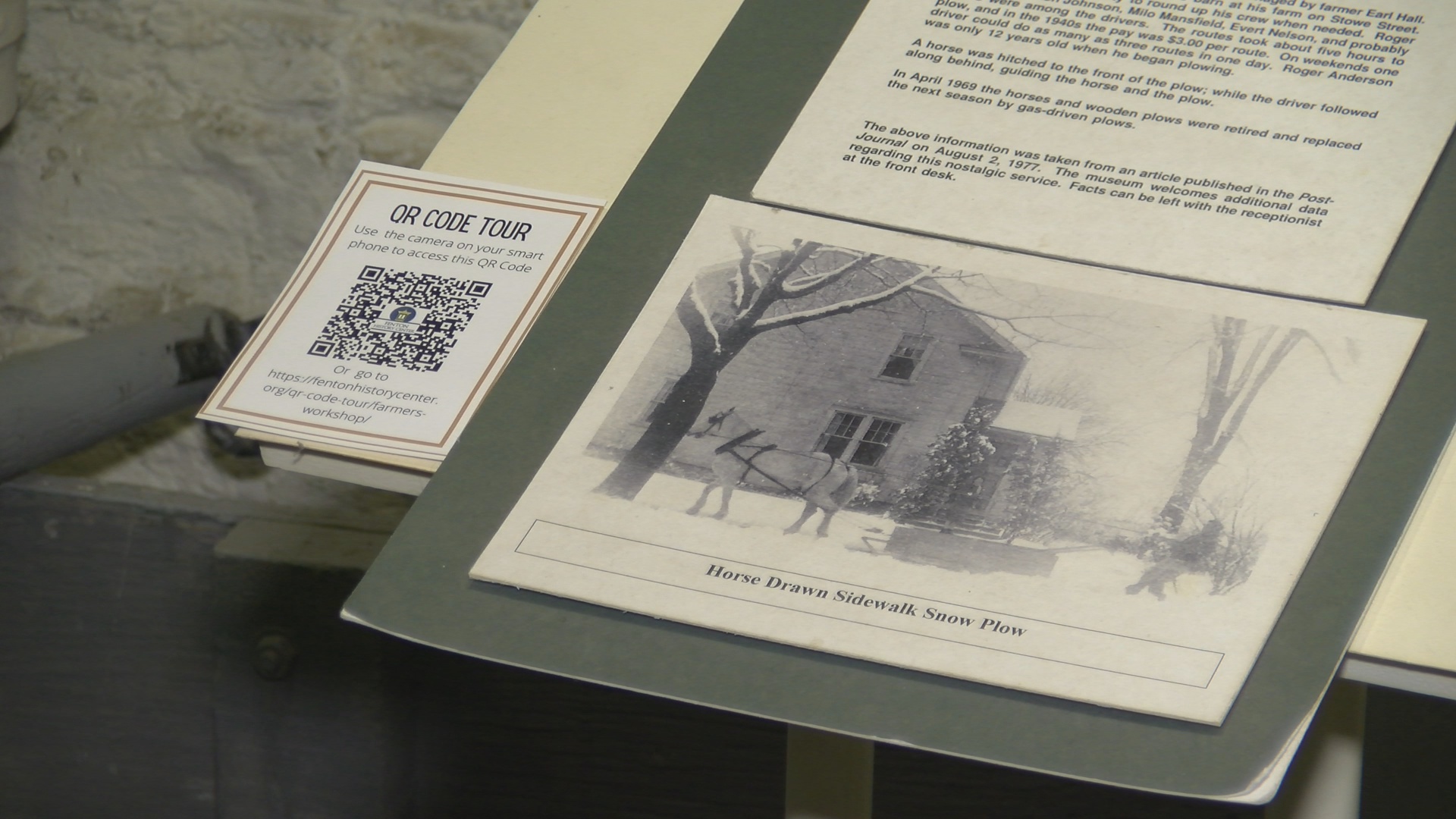 Fenton History Center Using QR Codes To Enhance Exhibits
