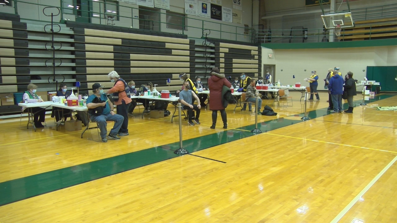 Hundreds Vaccinated During COVID-19 Clinic In Jamestown Tuesday