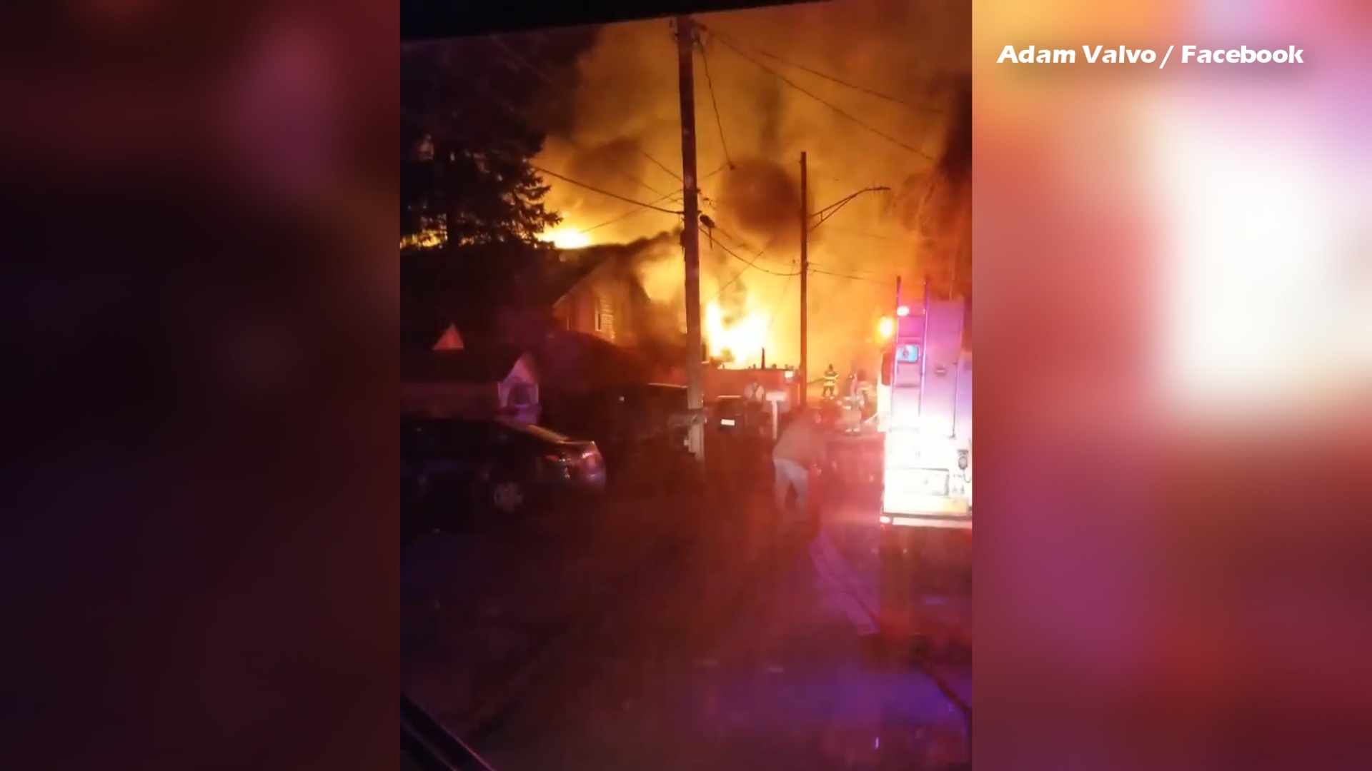 New Video Shows Scope Of Fire That Destroyed Two Homes Along Lake