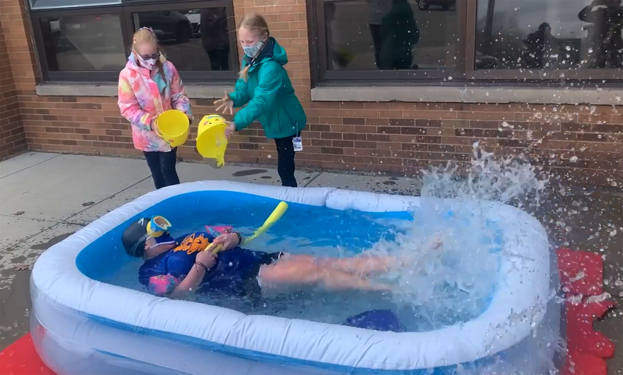 Elementary School Polar Plunge Raises 4,200 For American Heart Association