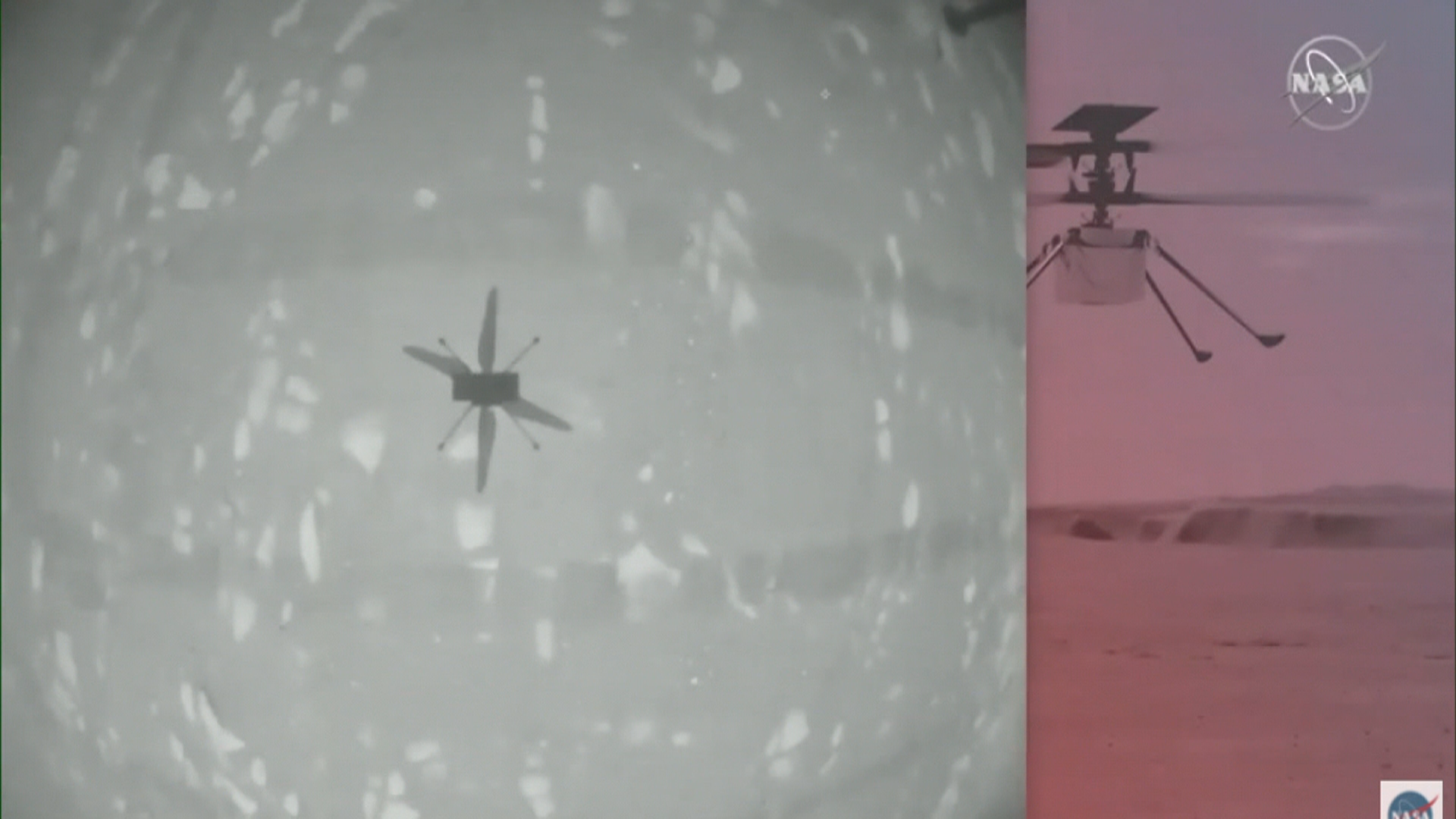 NASA’s Mars Helicopter Takes Flight, 1st For Another Planet