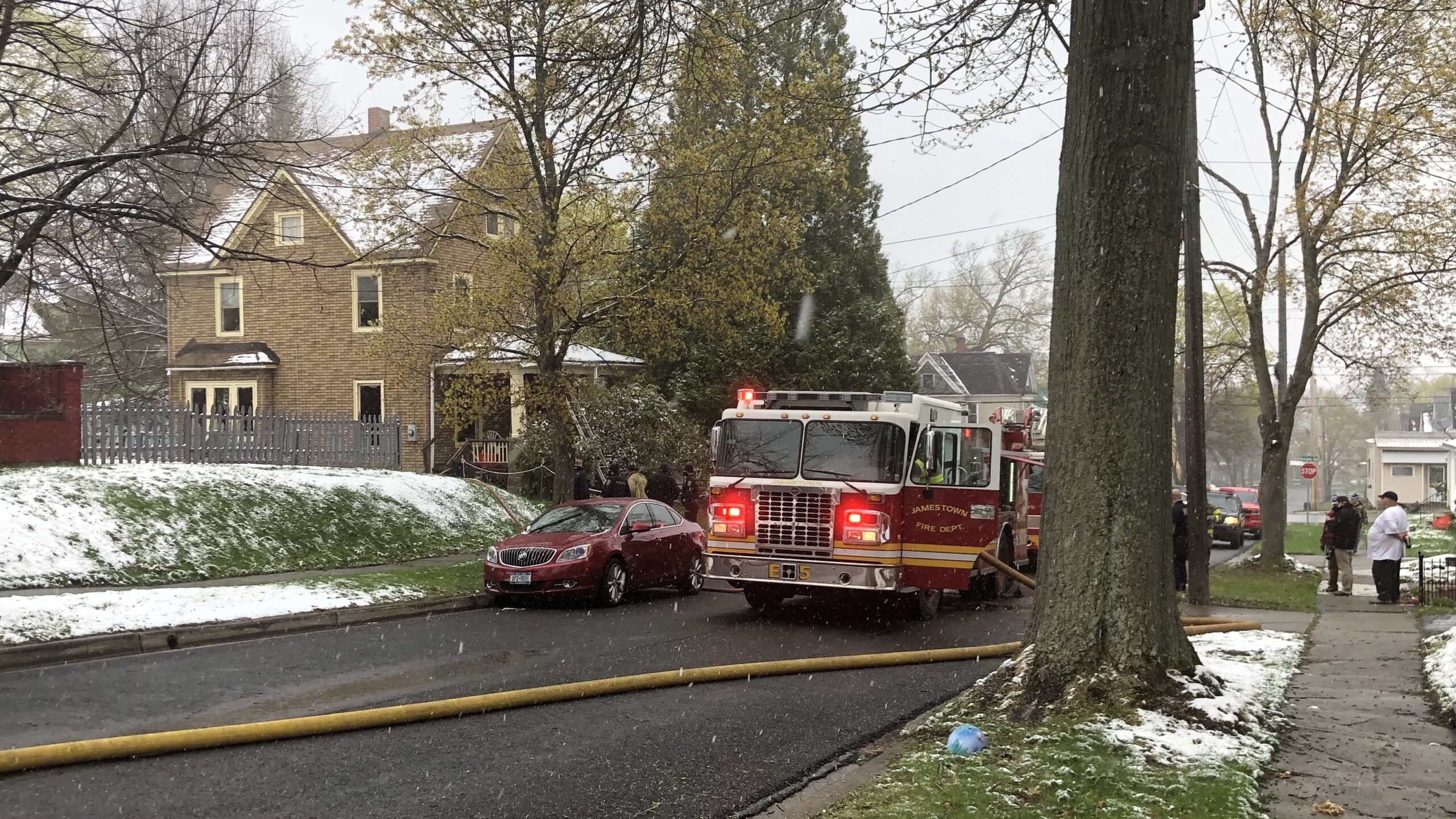 Elderly Jamestown Woman Displaced Following Wednesday Fire