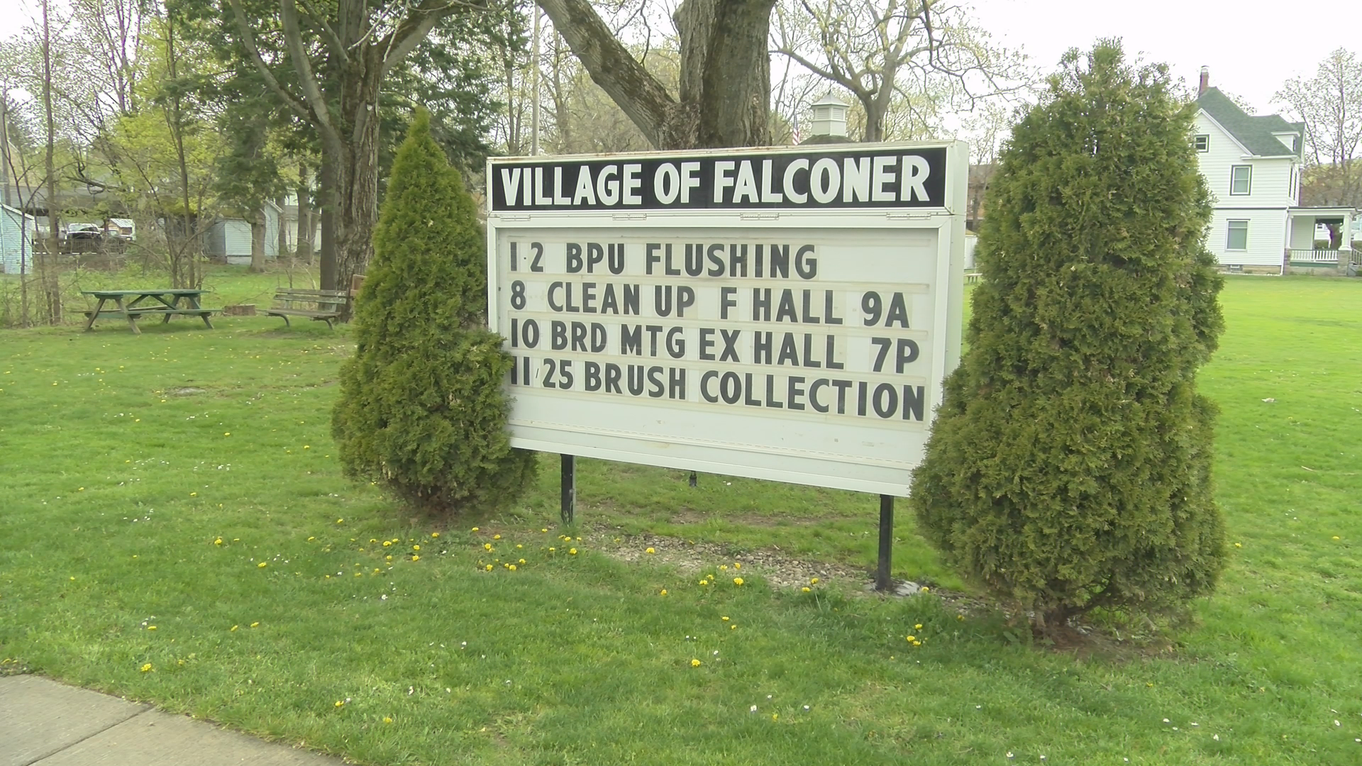 Falconer’s Communitywide Spring Cleanup Slated For Next Month