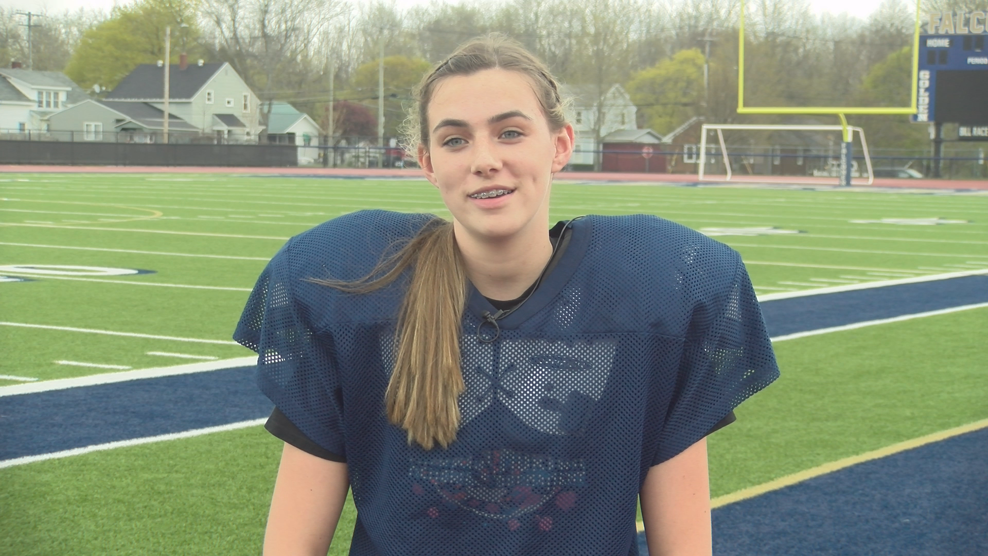 Falconer’s First Female Football Kicker Looks To Inspire Other Girls