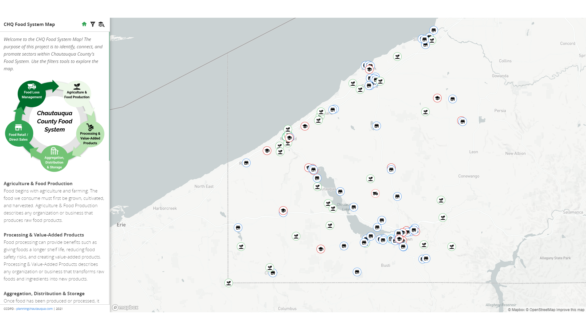 New Map Helps Those Access Healthy Food Options In Chautauqua County
