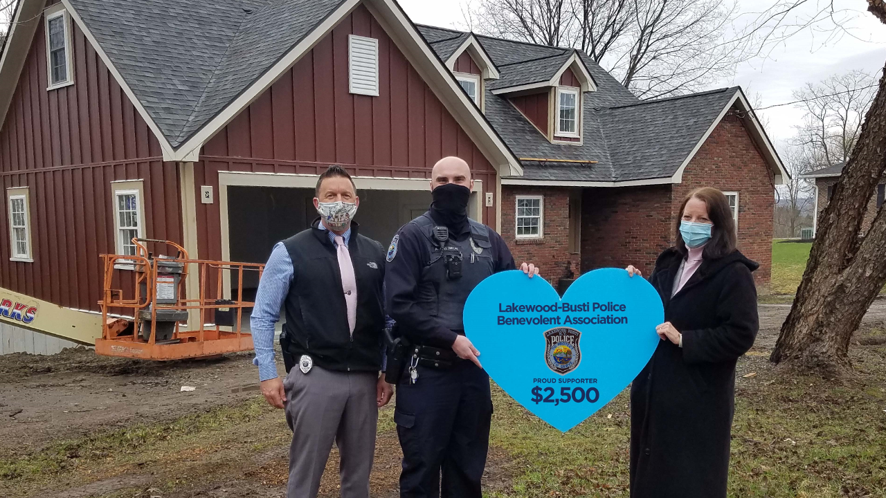 Lakewood-Busti PBA Donates To Hospice House Construction Fund