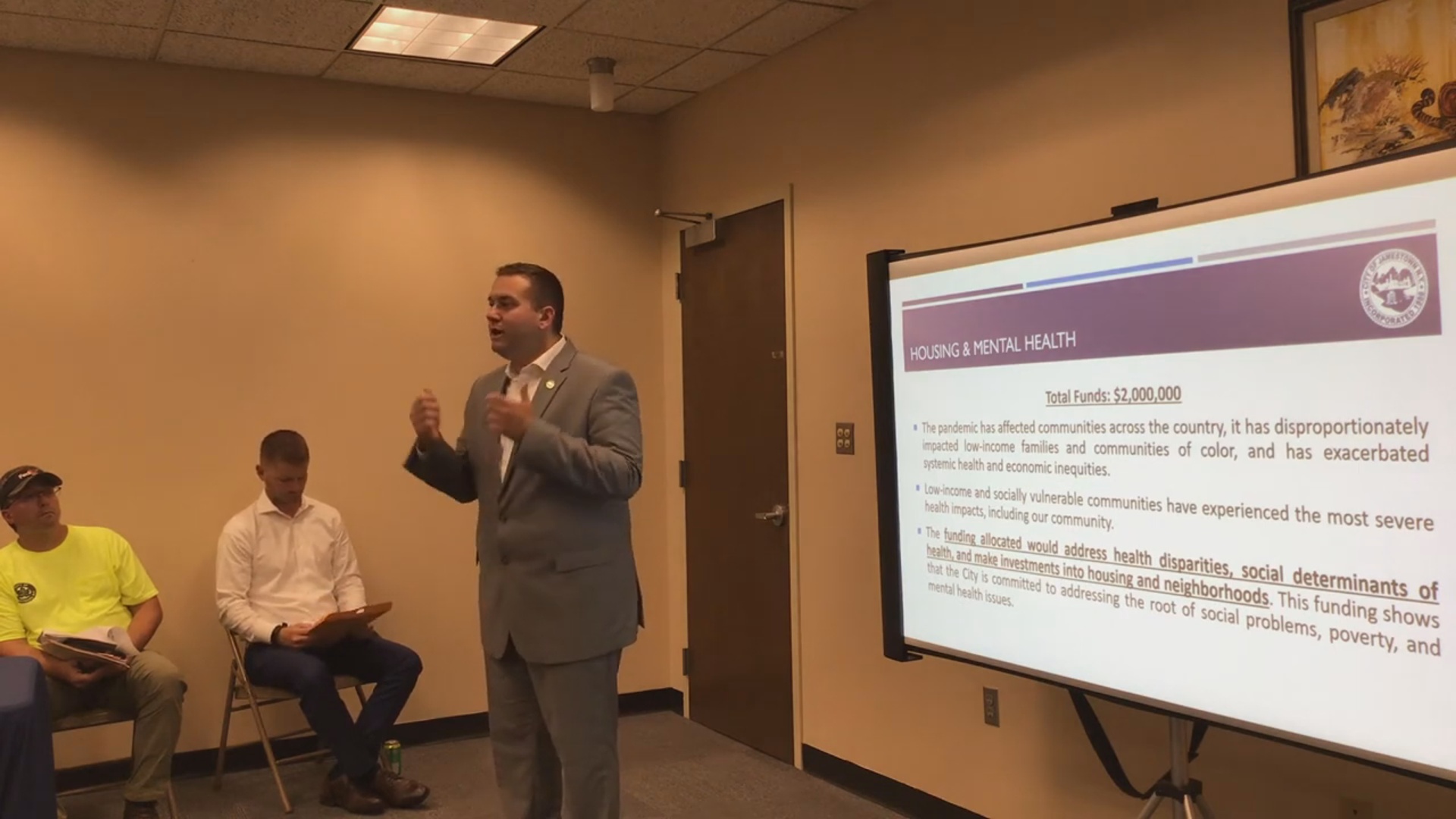 Jamestown Mayor Unveils Plan For American Rescue Act Funding