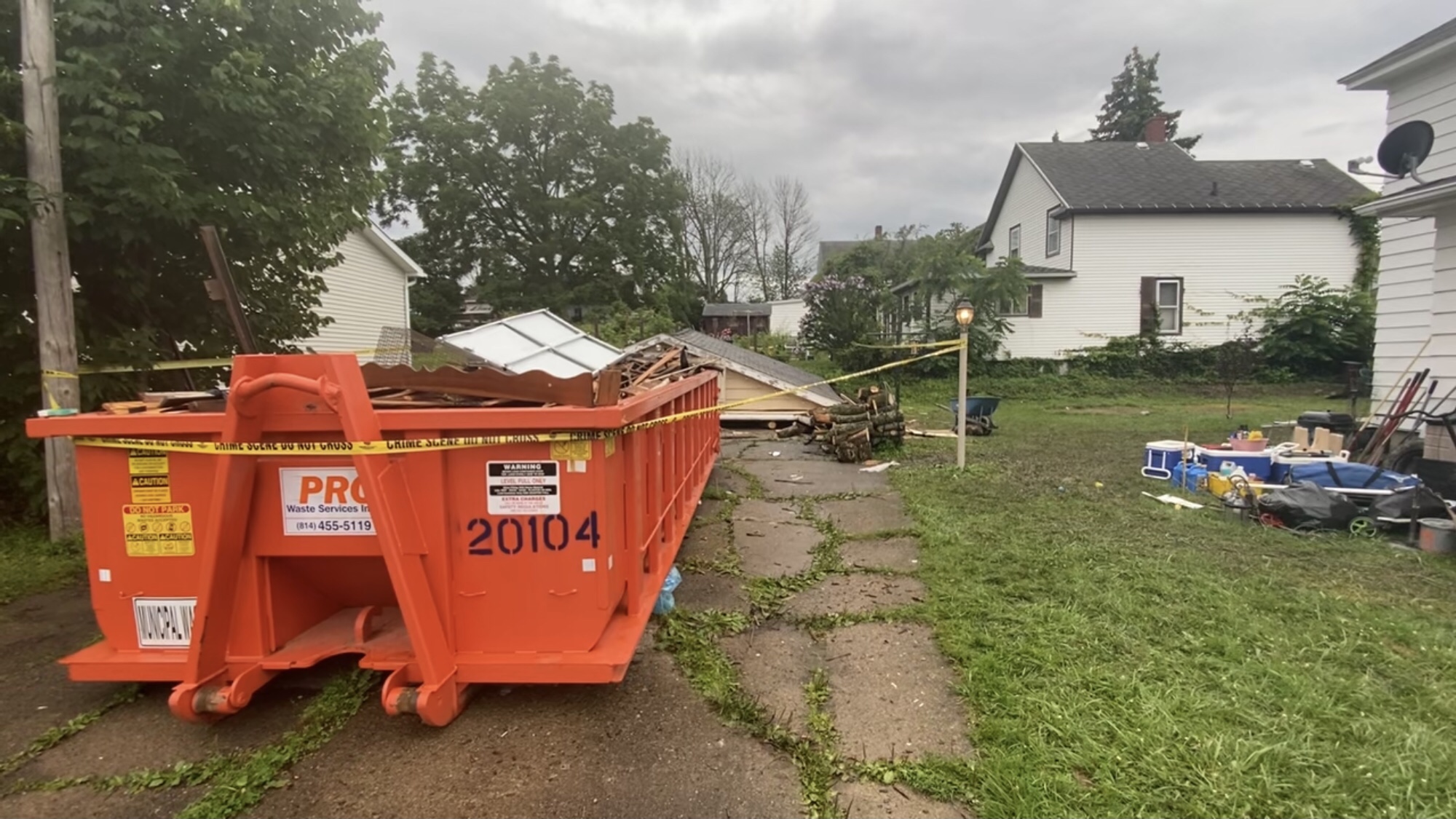Multiple People Rescued Following Garage Collapse In Dunkirk