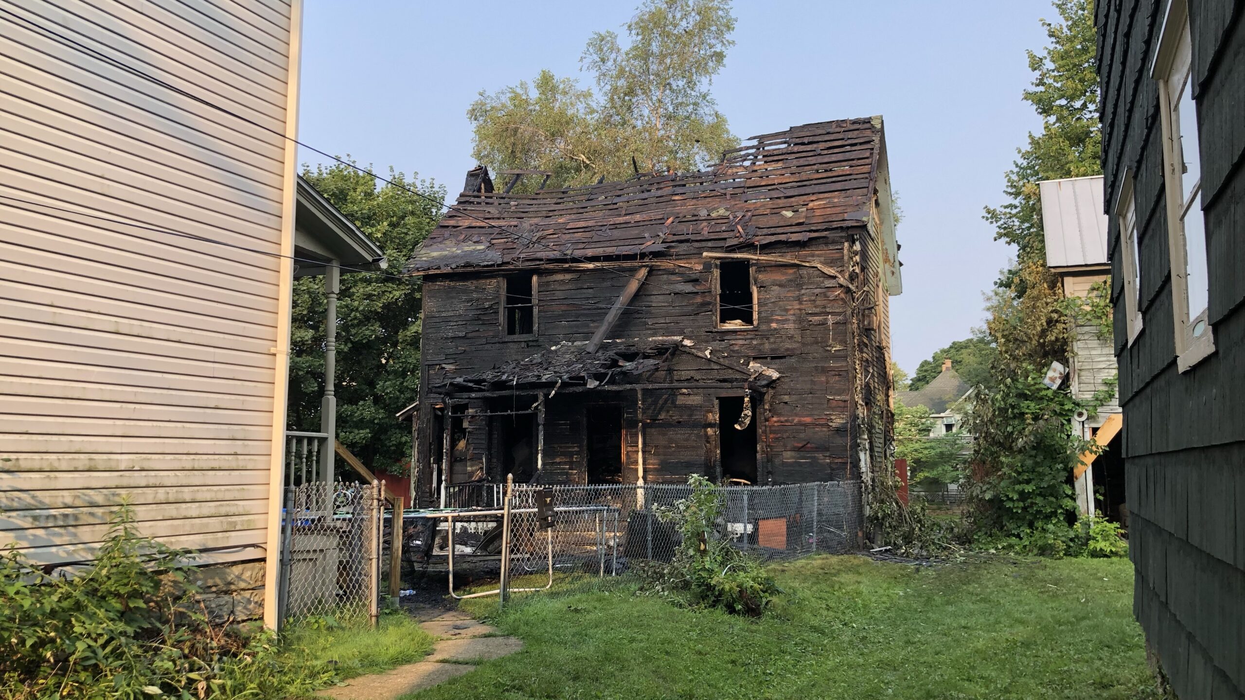 Family Escapes Flames Following Overnight Jamestown Fire