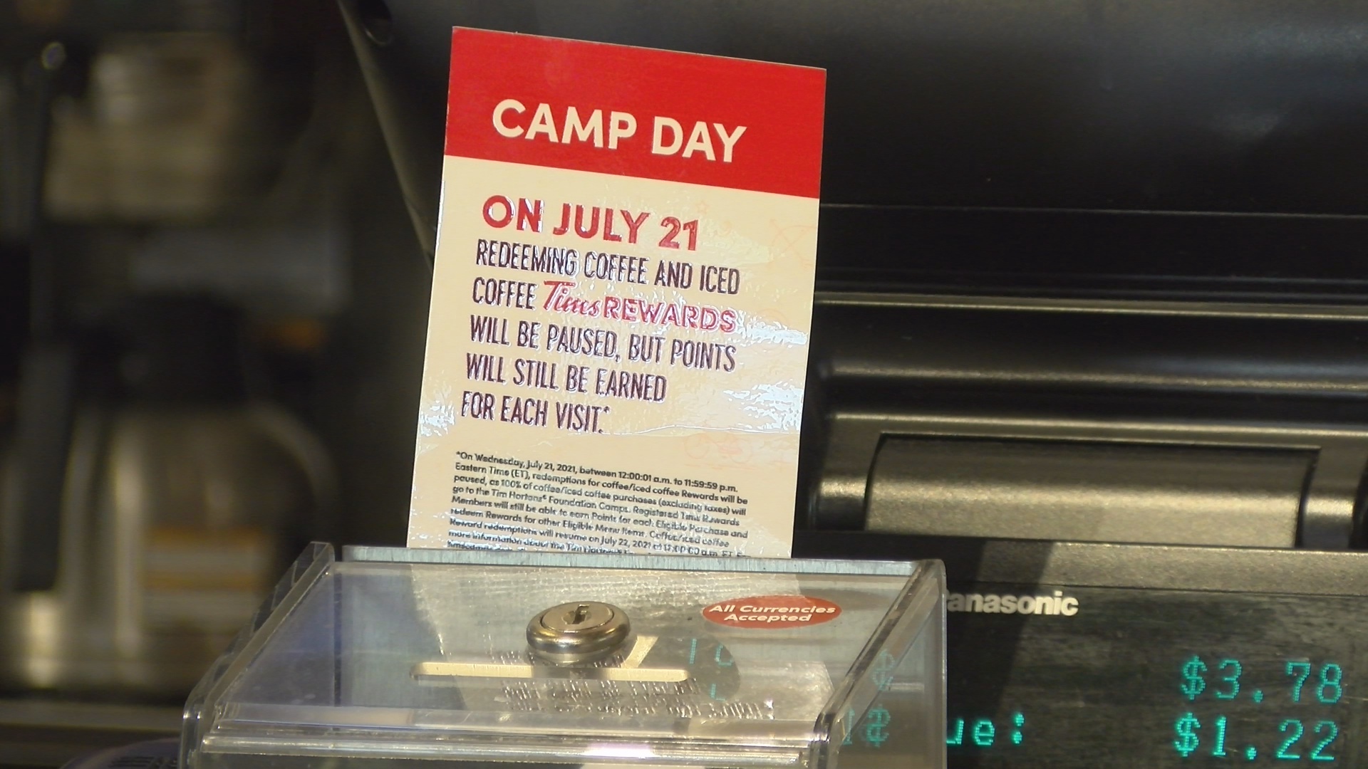 Local Tim Horton’s Partake In ‘Camp Day’ Fundraiser