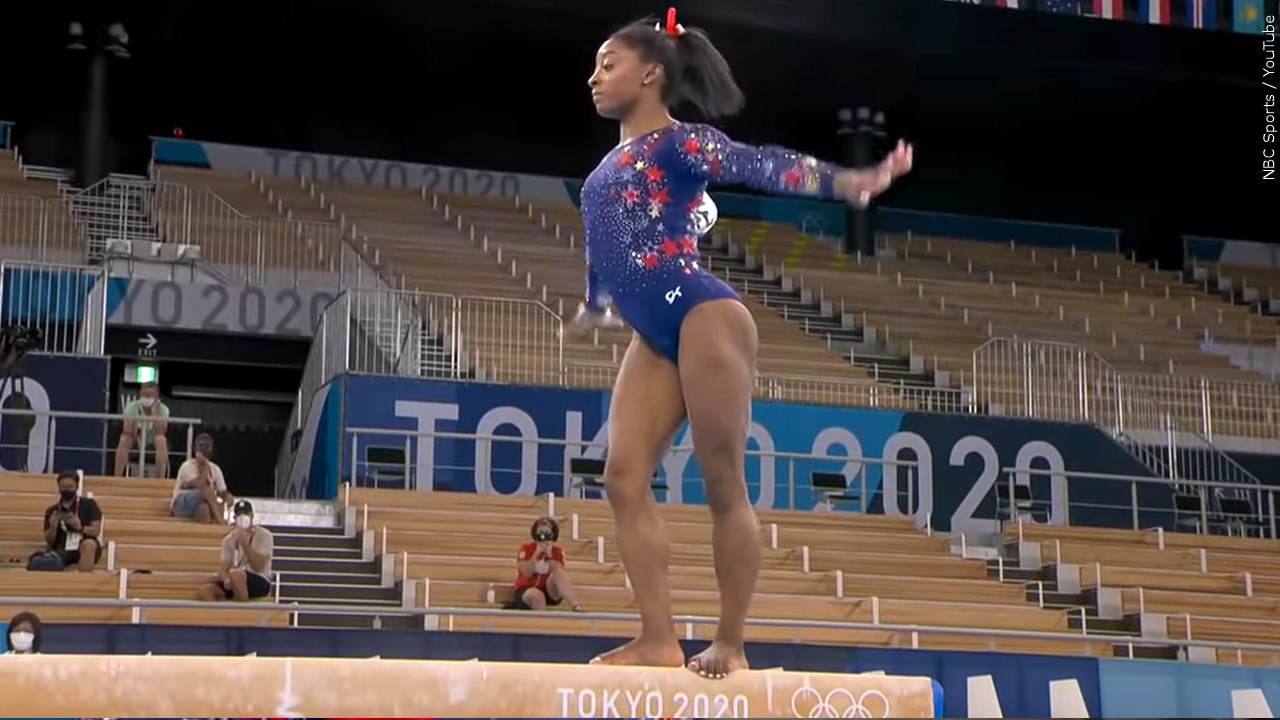 Biles Returns To Olympic Competition, Wins Bronze On Beam