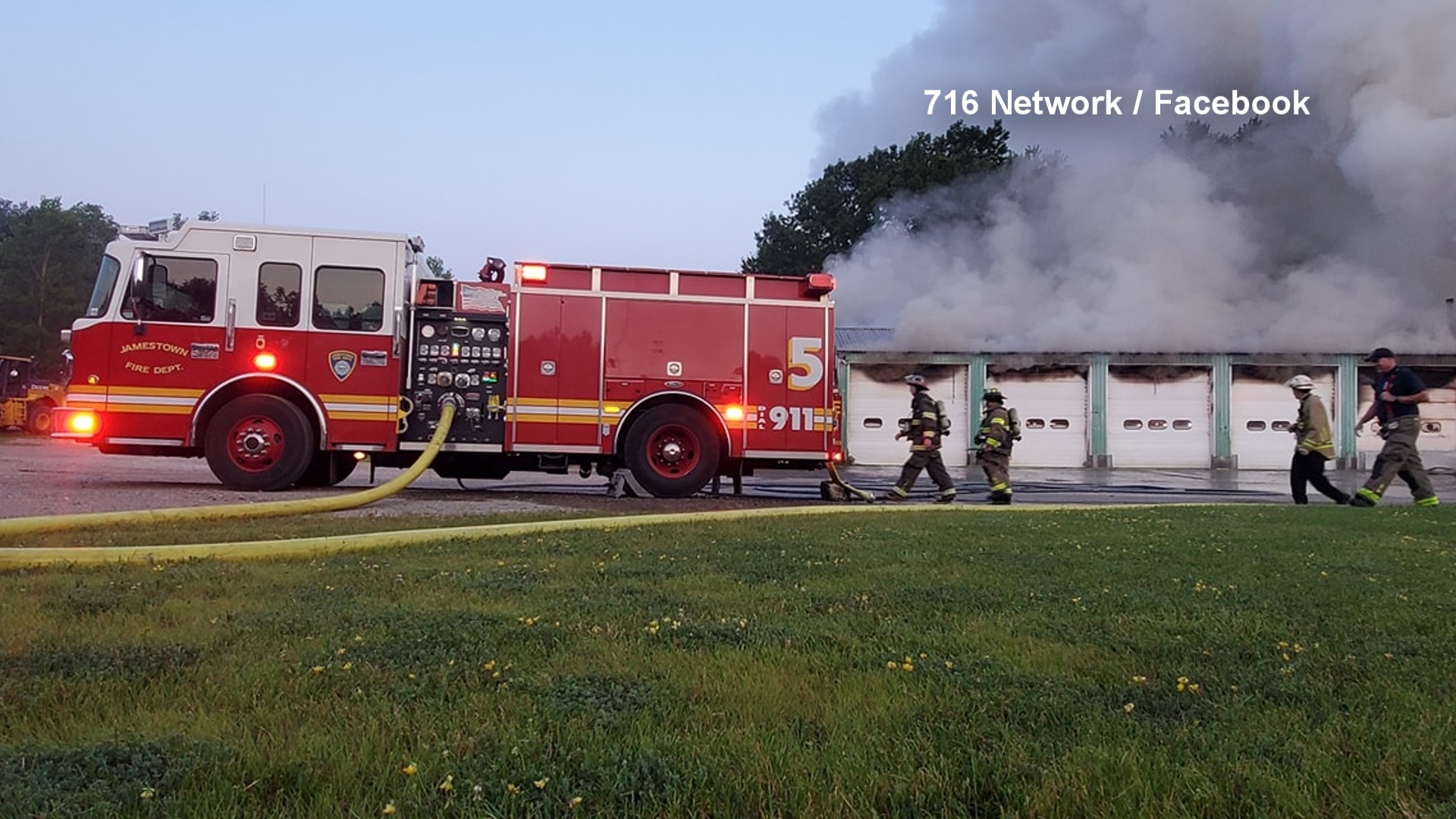 Celoron DPW Garage Destroyed By Fire WNY News Now