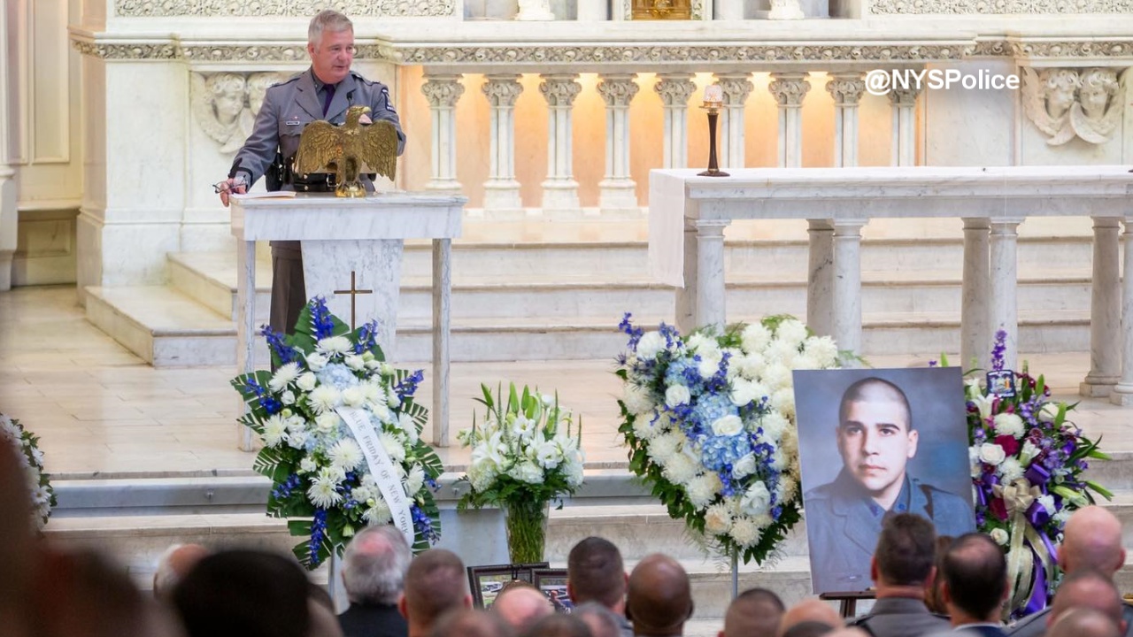 Trooper Who Died On Duty Honored By Officers, Gov. Hochul