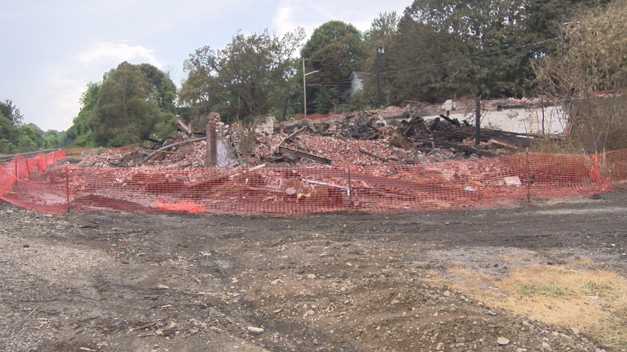 Cleanup Of Debris Left Behind Following Major Jamestown Fire Getting Underway