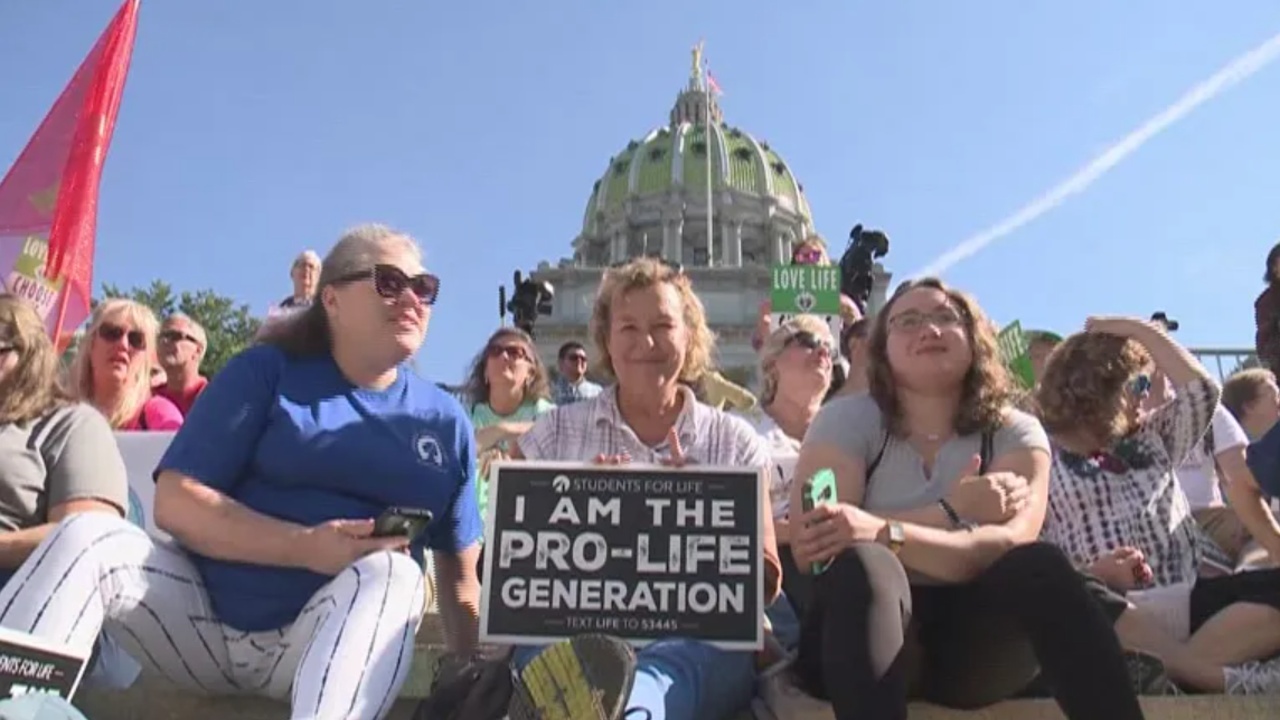Hundred Rally In Harrisburg During March For Life