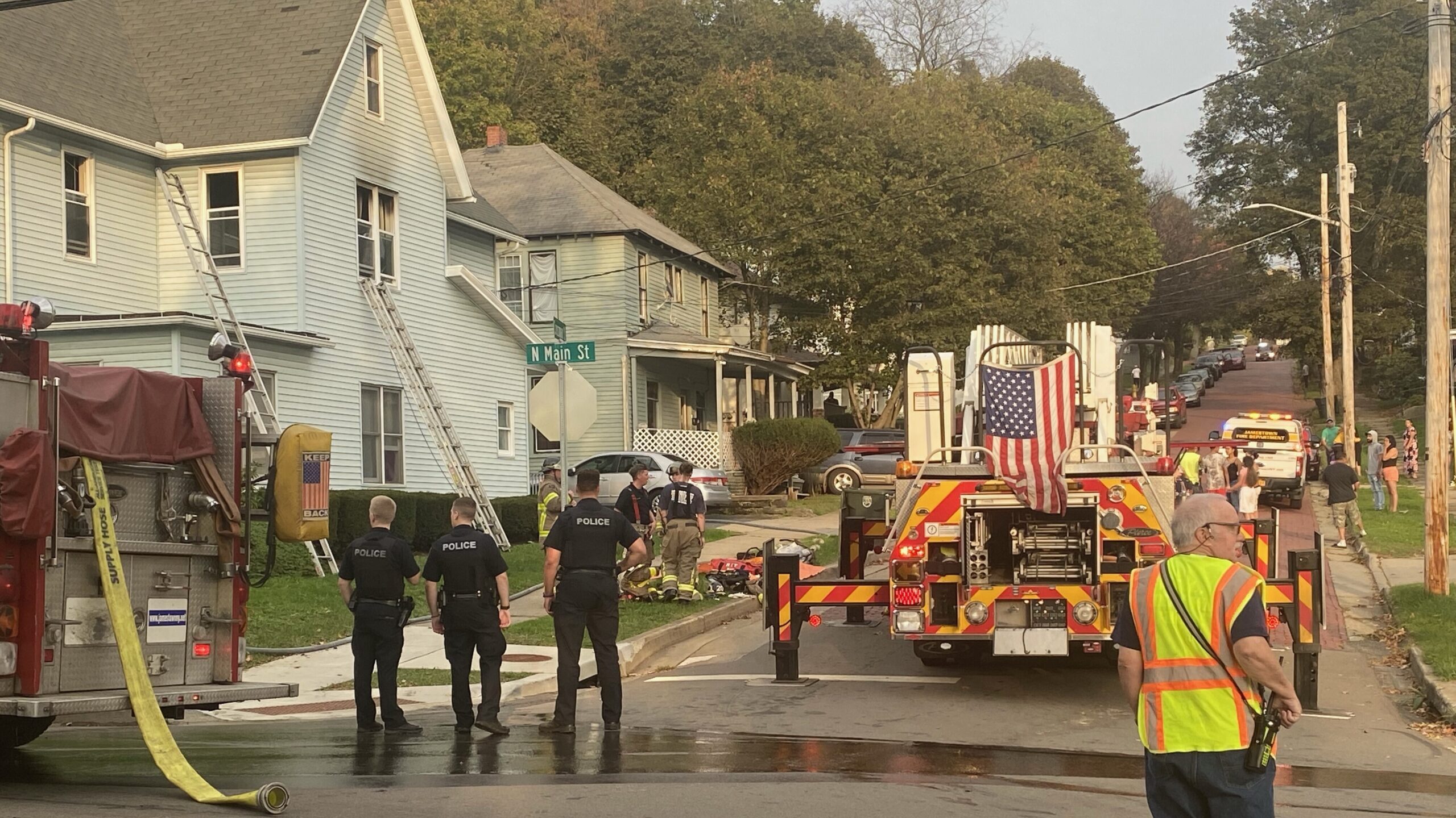 One Hurt In Jamestown House Fire