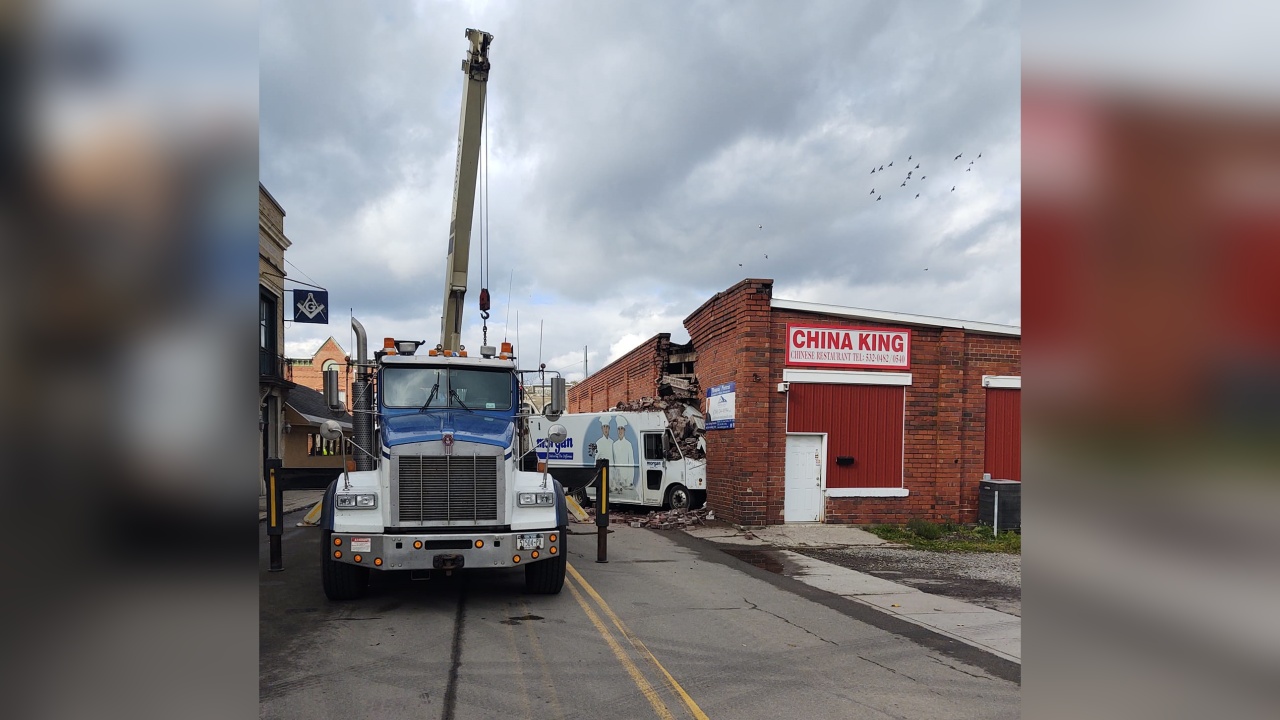 No Injuries Reported After Delivery Truck Crashes Into Gowanda Building