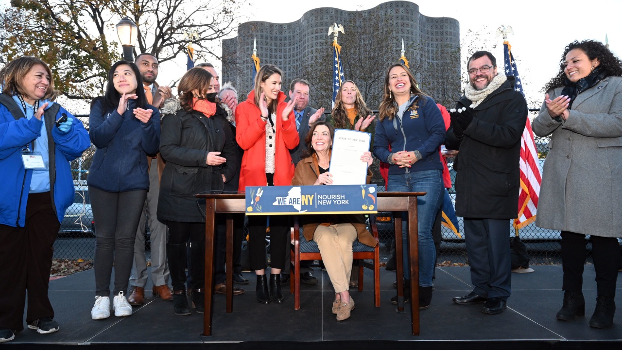 Legislation Directing Surplus Agricultural Products To Food Banks Signed Into Law