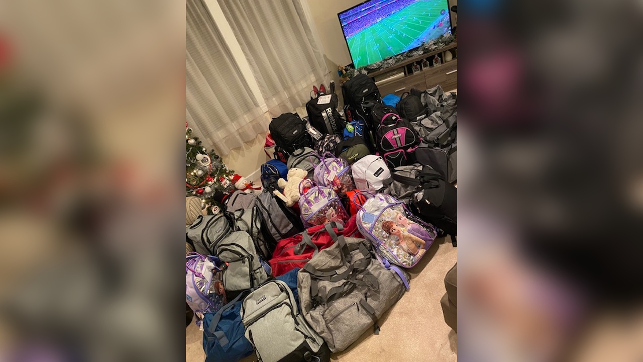 Jamestown Family Gives Back With Foster Care Backpack Drive