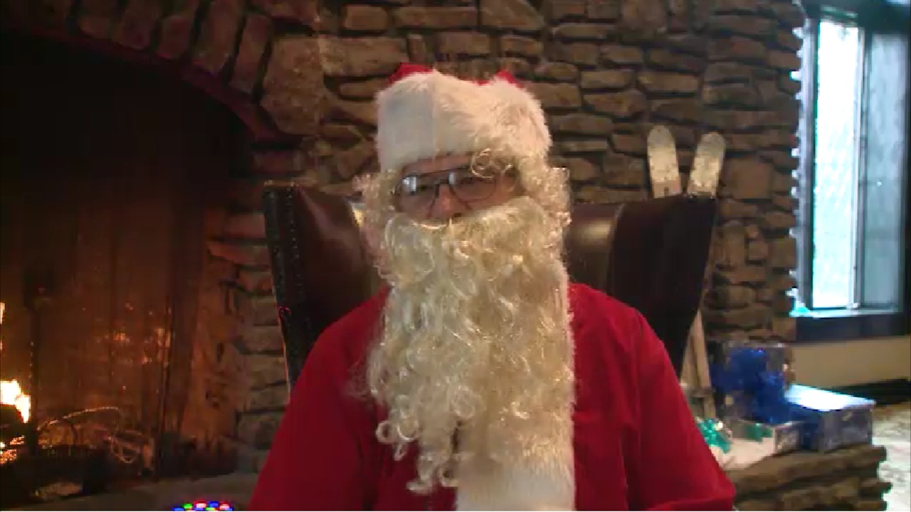 Santa Brings Gifts To Children At Peek N Peak