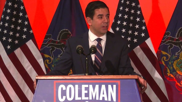 Coleman Officially Announces Campaign For Lt. Gov. Of PA