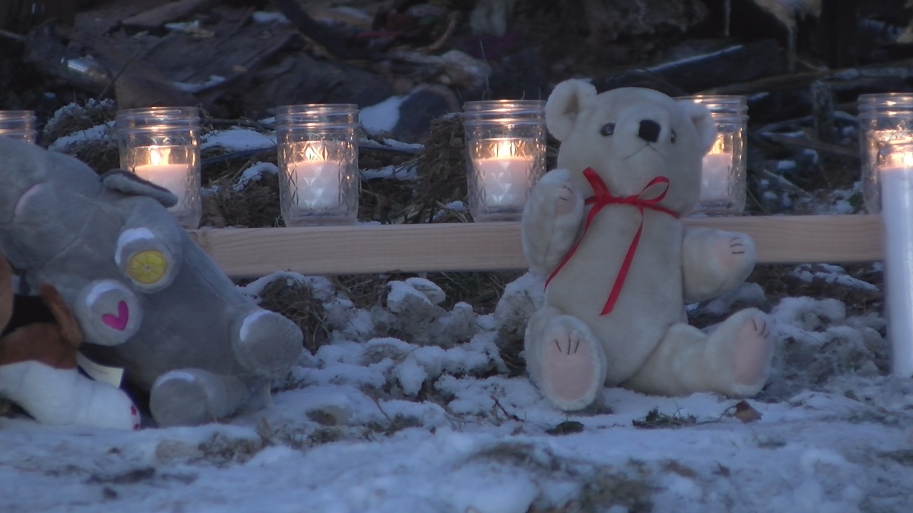 Vigil Remembers Toddler Killed In Sherman Fire