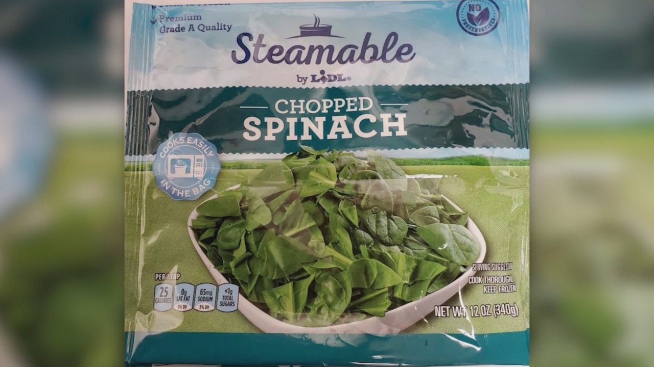 Frozen Spinach Recall In Nine States Due To Listeria Risk WNY News Now