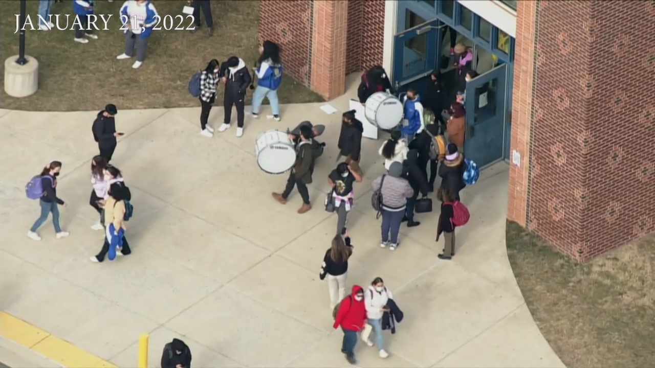 Students Stage A Walk Out To Enhance COVID School Policies