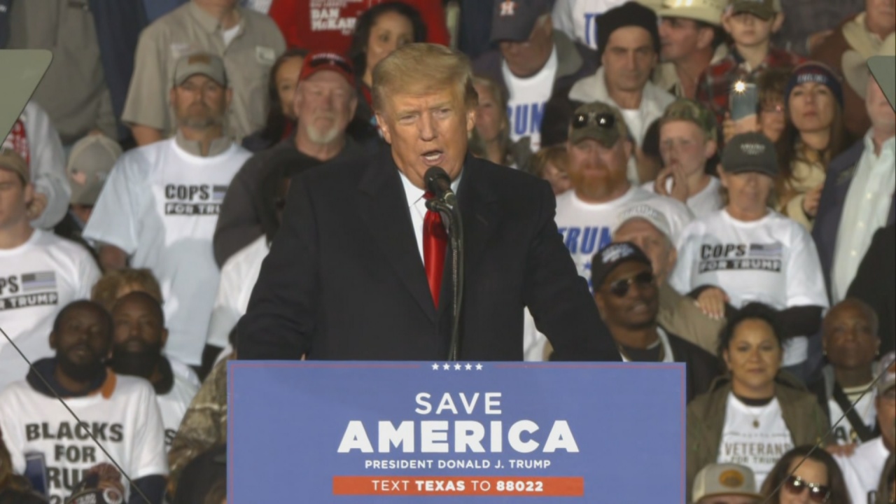 Trump Teases Presidential Run, Dangles Pardons At Texas Rally