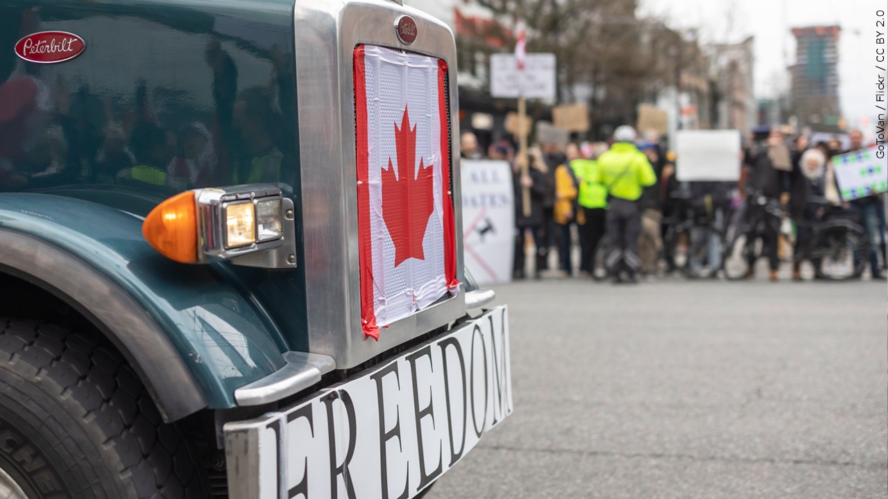 COVID-19 Truck Blockade In Canada Shuts Down Ford Plant
