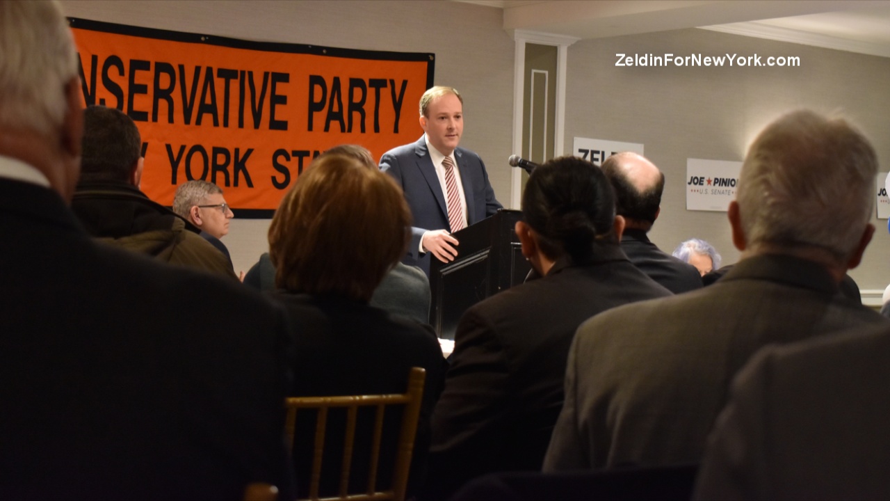 Presumptive Republican Nominee For Governor Endorsed By Conservative Party