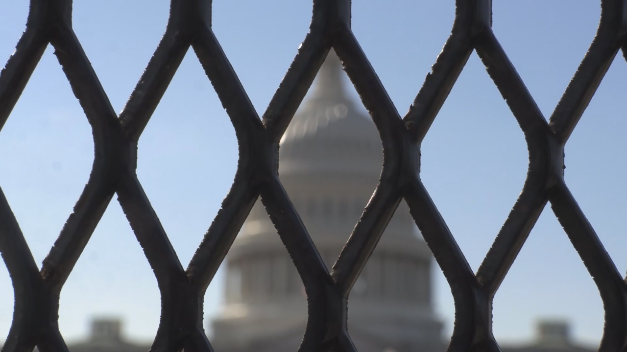 Fencing Installed At U.S. Capitol Ahead Of State Of The Union Address, Protests