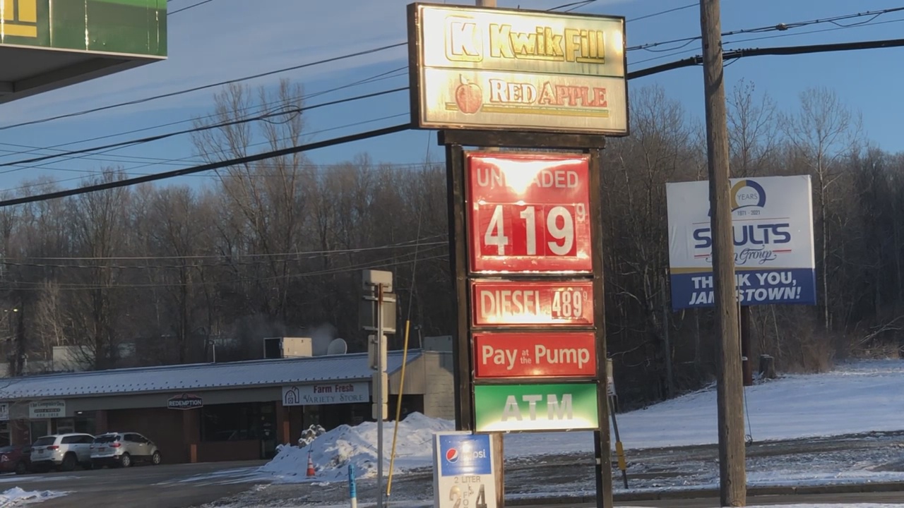 In Less Than 24-Hours Jamestown’s Gas Prices Top Four-Dollar Mark
