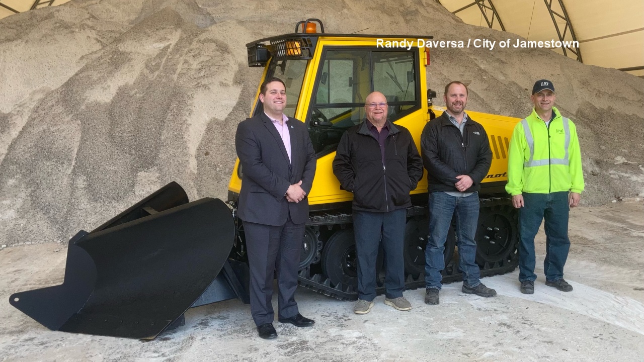 Jamestown Buys New Sidewalk Plow