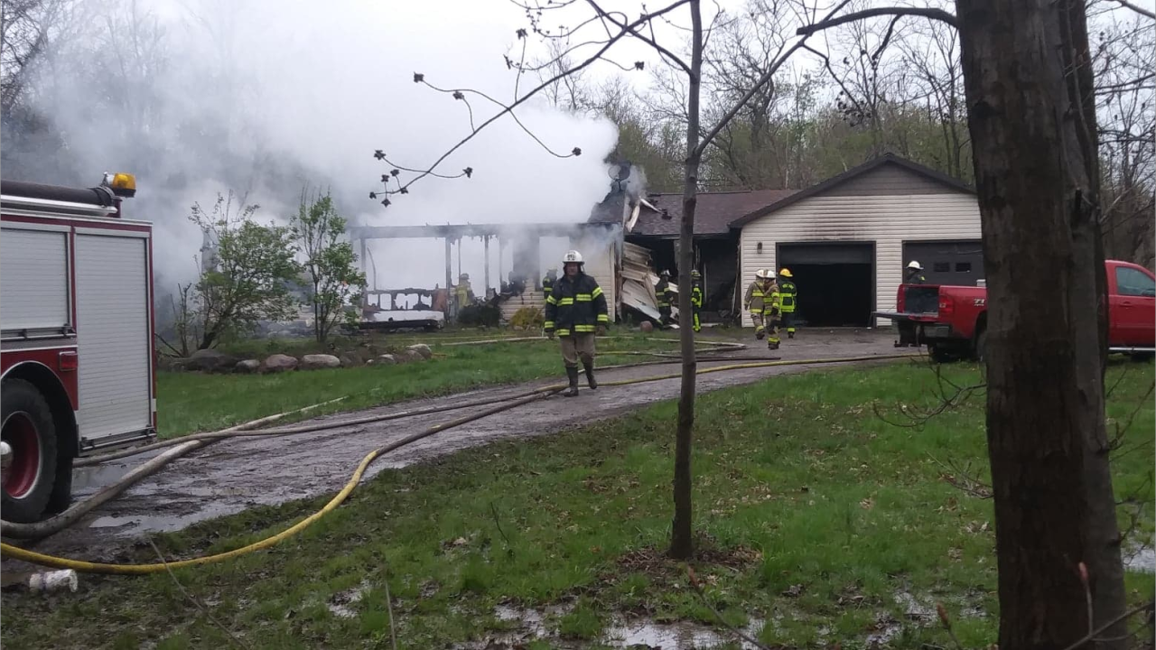Several Firefighters Hurt In Northern Chautauqua County Blaze WNY